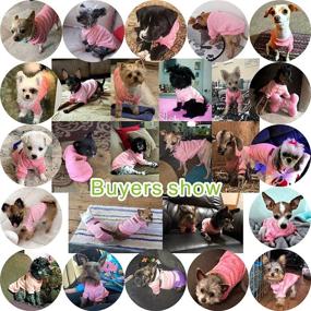 img 3 attached to Warm and Cozy: CHBORLESS Pet Dog Sweater - Stylish Winter Pajamas for Small Dogs and Cats