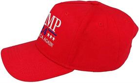 img 2 attached to Trump 2024 Hat: Get the Donald Trump 🧢 'Save America Again' Red Baseball Cap - Adjustable Sizing