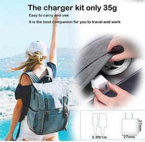 img 3 attached to Apple MFi Certified iPhone Charger Cube Kit: 2 Lightning Cable to USB Cables (1m) with USB Wall Charger Box Compatible with iPhone 8/7/6S/5