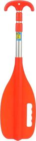 img 4 attached to 🔶 Versatile Telescoping Boat Hook and Paddle: A Must-Have Emergency Tool in Vibrant Orange (26” to 72”)
