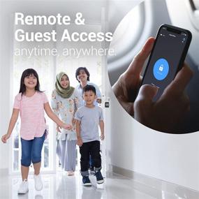 img 2 attached to 🚪 Bosma Aegis Smart Door Lock: WiFi Gateway, Keyless Entry, Remote Access & Alexa Compatibility