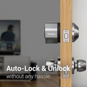 img 3 attached to 🚪 Bosma Aegis Smart Door Lock: WiFi Gateway, Keyless Entry, Remote Access & Alexa Compatibility