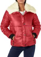 republic womens juniors puffer polyfill women's clothing and coats, jackets & vests logo