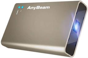img 4 attached to 📽️ AnyBeam Pico Mini Portable Pocket Projector - Focus-Free, Laser Scanning, Lightweight - Compatible with iPhone, iPad, Android Phone, Laptop, PC, Game Console - Perfect for Parties and Home Entertainment (Champagne)