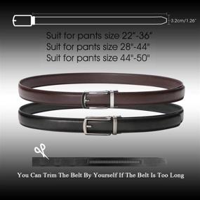 img 1 attached to WERFORU Leather Ratchet Perfect Automatic Men's Accessories and Belts