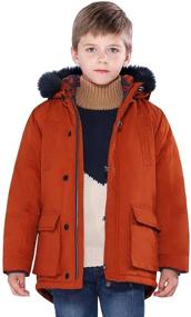 img 4 attached to 🧥 SOLOCOTE Boys Winter Coats - Kids Winter Jacket Warm, Thick, Heavyweight, Long Windproof Outwear with Hood