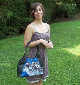 img 2 attached to 👜 Stylish Vegan Leather Retro Shoulder Bags & Wallets for Women: A Perfect Fashion Statement