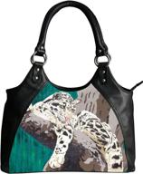 👜 stylish vegan leather retro shoulder bags & wallets for women: a perfect fashion statement logo