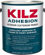 🖌️ kilz l211101 adhesion interior latex primer/sealer, white, high-bonding, 1-gallon, 1 gallon (pack of 1), 4 l логотип