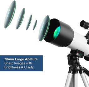 img 3 attached to 🔭 OYS Telescope 70mm Aperture AZ Mount – Perfect for Adults and Kids Beginners!