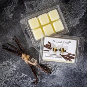 img 1 attached to 🕯️ Premium Vanilla Scented Wax Melts - 1 Pack - 2 oz - 6 Cubes