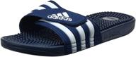 adidas women's adissage athletic shoes - white/black, us size logo