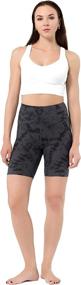 img 3 attached to OVRUNS Biker Shorts for Women: Squat Proof Yoga Shorts 🏃 with Pockets for Workout Sports Running Exercise - Top-rated Performance and Style!