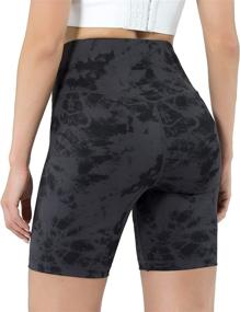 img 2 attached to OVRUNS Biker Shorts for Women: Squat Proof Yoga Shorts 🏃 with Pockets for Workout Sports Running Exercise - Top-rated Performance and Style!
