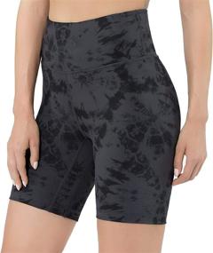 img 4 attached to OVRUNS Biker Shorts for Women: Squat Proof Yoga Shorts 🏃 with Pockets for Workout Sports Running Exercise - Top-rated Performance and Style!