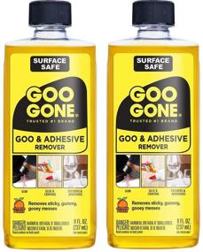 img 4 attached to Goo Gone Adhesive Remover - 2 Pack (8 oz) - Safely Removes Stickers, Labels, Tape, Gum, Grease, and More
