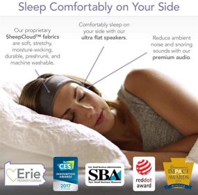 img 3 attached to 🎧 Enhance Your Sleep with AcousticSheep's New SleepPhones Wireless Sleep Headphones: Bluetooth Headband Headphones for Sleeping & Travel - Small, Pitch Black (Breeze)