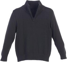 img 3 attached to 🧥 Discover the Stylish Gioberti Knitted Sleeve Sweater in Black Boys' Clothing Category