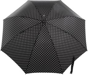 img 2 attached to Totes Water Resistant Stick Umbrella: Sleek Black Design for Optimal Rain Protection