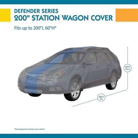 img 2 attached to Duck Covers Defender Station Wagon Cover - Protect Your Wagon up to 16 ft. 8 in. L