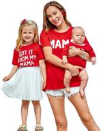 👗 popreal besties daughter matching girls' outfits: ultimate selection of clothing logo