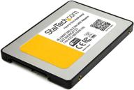 startech.com m.2 (ngff) ssd to 2.5in sata iii adapter - high-speed 6 gbps data transfer - m.2 ssd converter to sata with protective housing (sat2m2ngff25), black logo