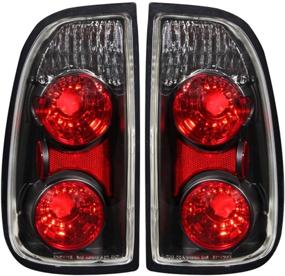 img 2 attached to Anzo USA 211126 Toyota Tundra Pair of Black Tail Light Assemblies - Enhancing SEO