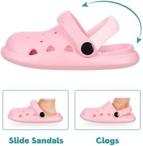 img 1 attached to 👟 Trendy Garden Clogs Toddler Sandals for Boys - Perfect Summer Shoes