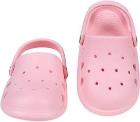 img 3 attached to 👟 Trendy Garden Clogs Toddler Sandals for Boys - Perfect Summer Shoes