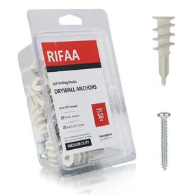 img 4 attached to 🔩 Efficient RIFAA Drilling Drywall Anchors Screws: Simplify Your Mounting Tasks