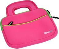 👝 protective pink sleeve bag for contixo k101 kids tablet - perfect fit! logo