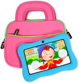 img 3 attached to 👝 Protective Pink Sleeve Bag for Contixo K101 Kids Tablet - Perfect Fit!