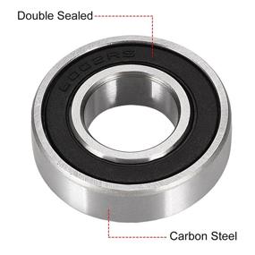 img 3 attached to 🔧 Uxcell 6002 2RS Groove Bearing Bearings - Durable and Reliable Performance for Various Applications