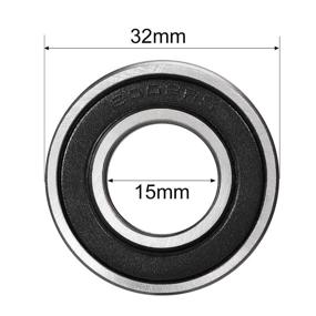 img 1 attached to 🔧 Uxcell 6002 2RS Groove Bearing Bearings - Durable and Reliable Performance for Various Applications