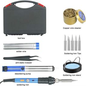 img 3 attached to 🔥 Ebasic Adjustable Temperature Soldering Iron - 220-480°C