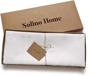 img 1 attached to Solino Home 100 Linen Towel