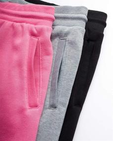 img 2 attached to 👖 Galaxy by Harvic Basic 3 Pack – Women’s Active Fleece Jogger Sweatpants: Sizes S-XL for Active Comfort and Style