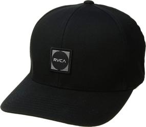 img 3 attached to RVCA Curved Fitted Flexfit Heather Outdoor Recreation