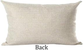 img 1 attached to Ramirar Inspirational Decorative Cushion Rectangular