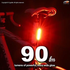 img 3 attached to 🚲 Cygolite Hotrod – 90 Lumen Bike Tail Light with 6 Night & Daytime Modes – Wide Glowing LEDs – Compact & Sleek Design – IP64 Water Resistant – Sturdy Flexible Mount – USB Rechargeable – Ideal for Busy Roads