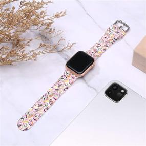 img 3 attached to Seizehe Compatible With Apple Watch Band 38Mm 40Mm 41Mm 42Mm 44Mm 45Mm SE Series 7 Series 6 Series 5