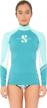 scubapro guard womens sleeve upf50 sports & fitness logo