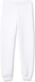 img 2 attached to 👧 Hanes Girls' ComfortSoft EcoSmart Jogger Pants: Stylish and Sustainable Active Bottoms for Young Fashionistas