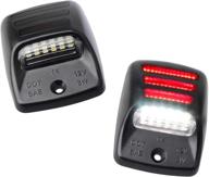 🚗 ruxifey led license plate lights - red oled neon tube for tacoma 2005-2015 & tundra 2000-2013 logo