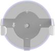 mount plus sb-47w wall mount bracket for amazon echo dot logo