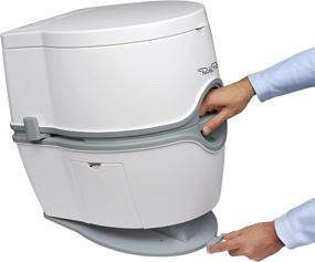 img 1 attached to Корпорация Thetford Porta Potti 92306 Белый: Портативный туалетный решение для комфорта на открытом воздухе.