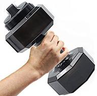 dumbbell eco friendly fitness exercise outdoors logo