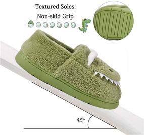 img 1 attached to 🐊 Anti-Slip Crocodile Boys' Slippers by SITAILE for Toddlers