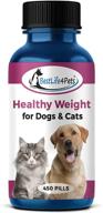 natural weight management supplement for cats and dogs - promotes healthy 🐱 fat metabolism, enhanced metabolic function, and appetite control to combat obesity (450 tablets) logo