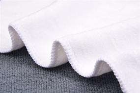 img 1 attached to 🧼 Sinland Microfiber Facial Cloths: Fast Drying Washcloth for Gentle and Effective Skin Care (12"x12")